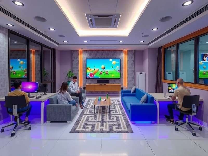 Ahmedabad Game Dev Center Office Interior